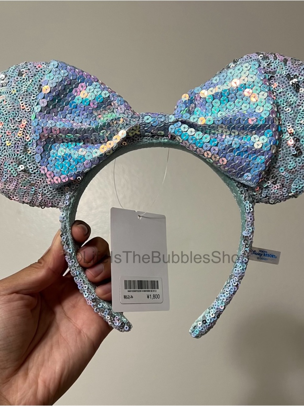 Disney - Sequin Pastel Blue Minnie Mouse Ears